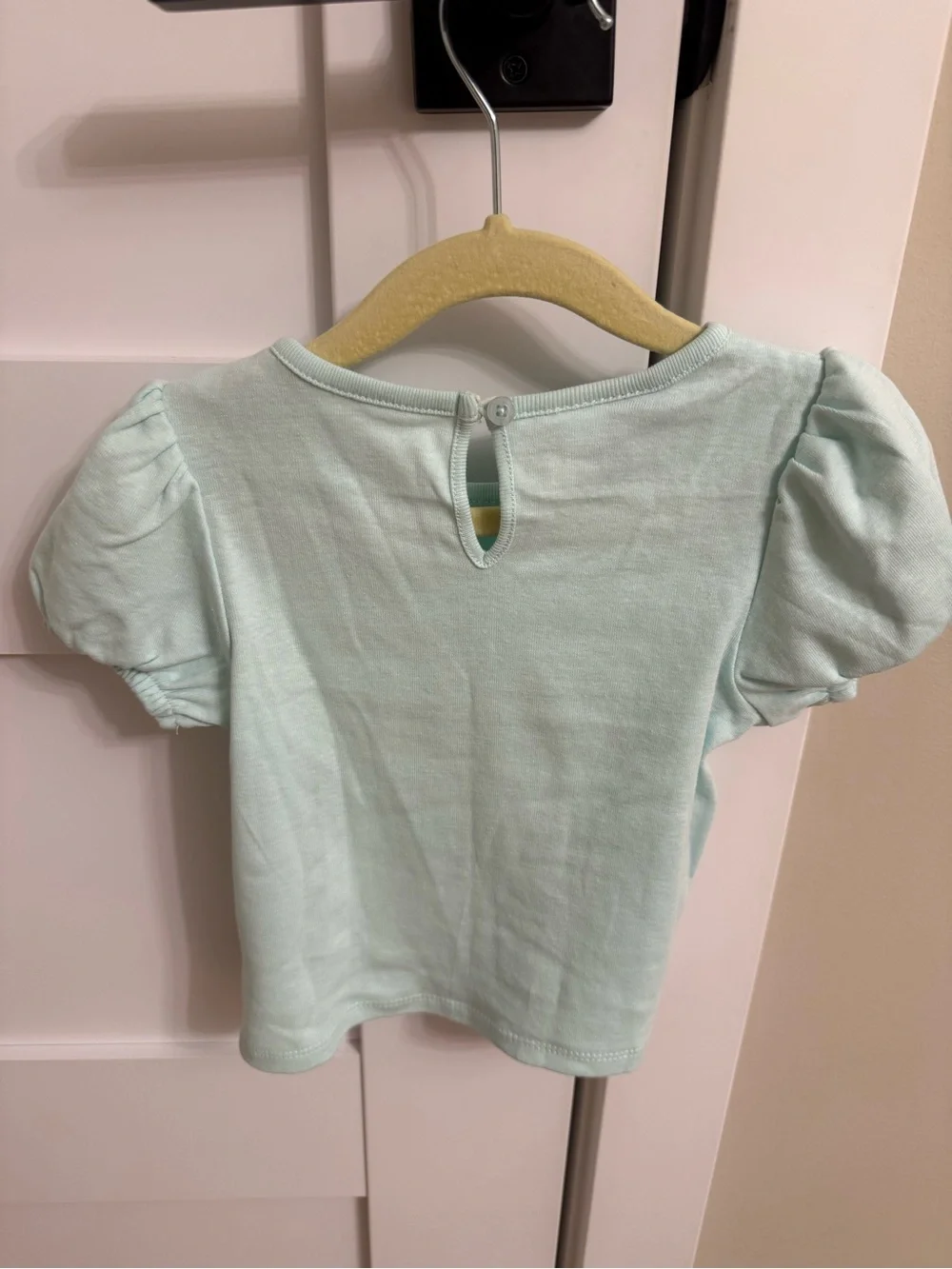 Janie and Jack Mint Puff Sleeve Tee